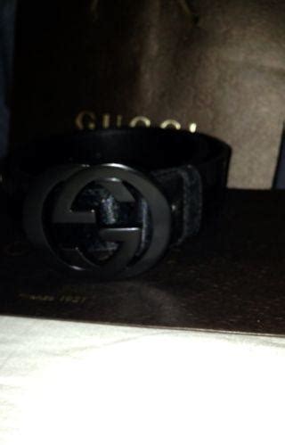 all black gucci belt ebay